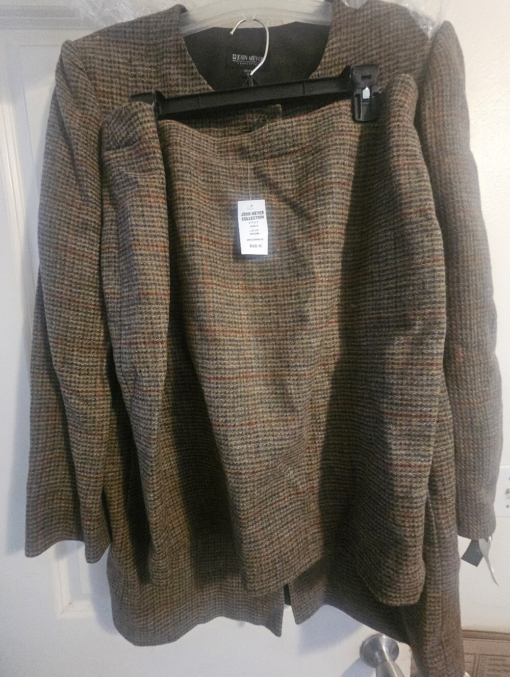 Tweed Skirt Suit Set